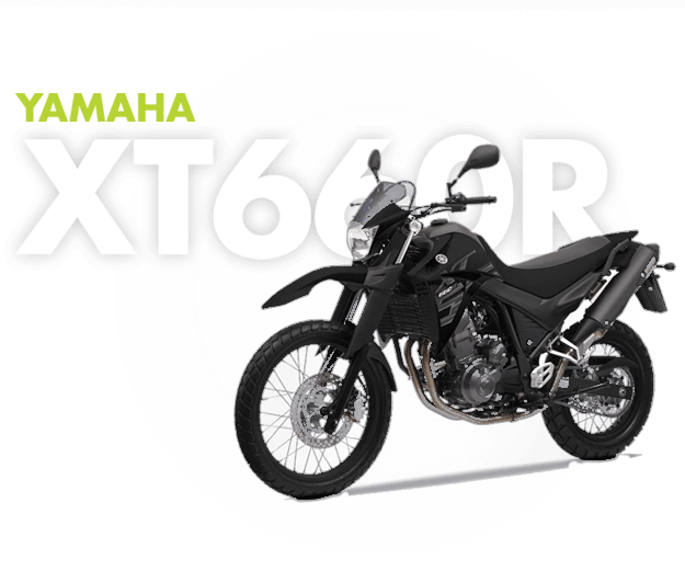 We ride Yamaha XT660R